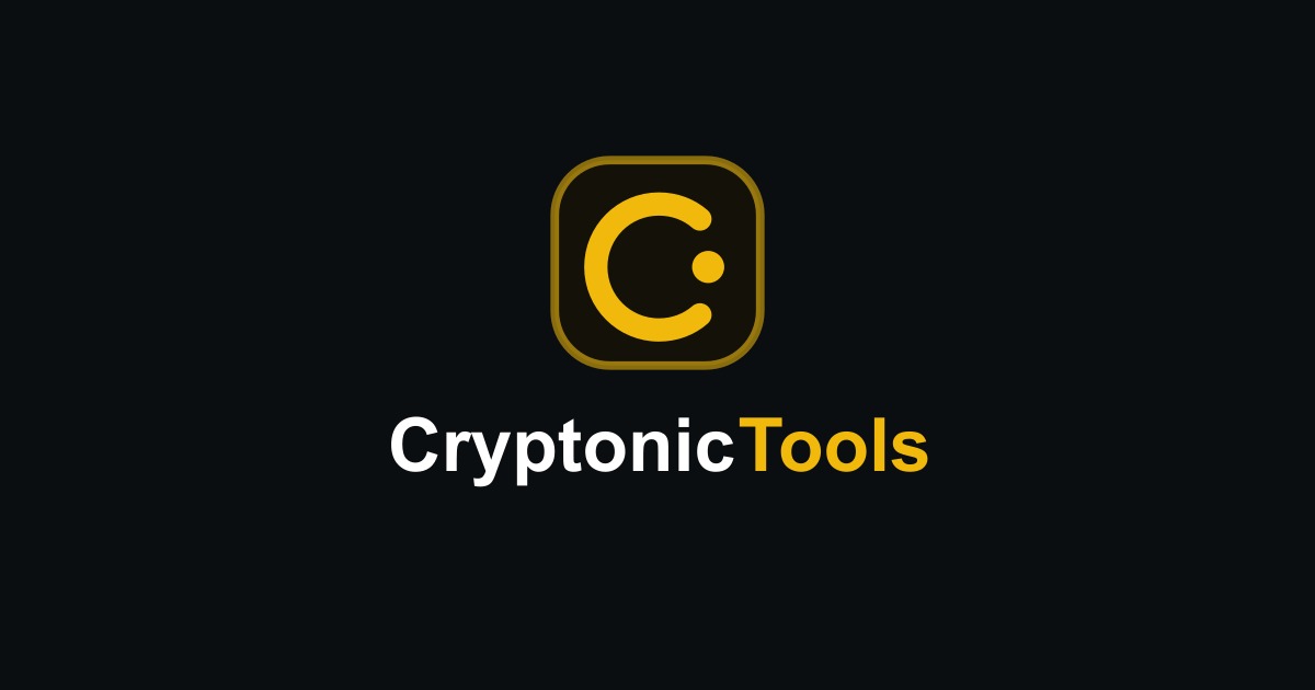 CryptonicTools social and press logo
